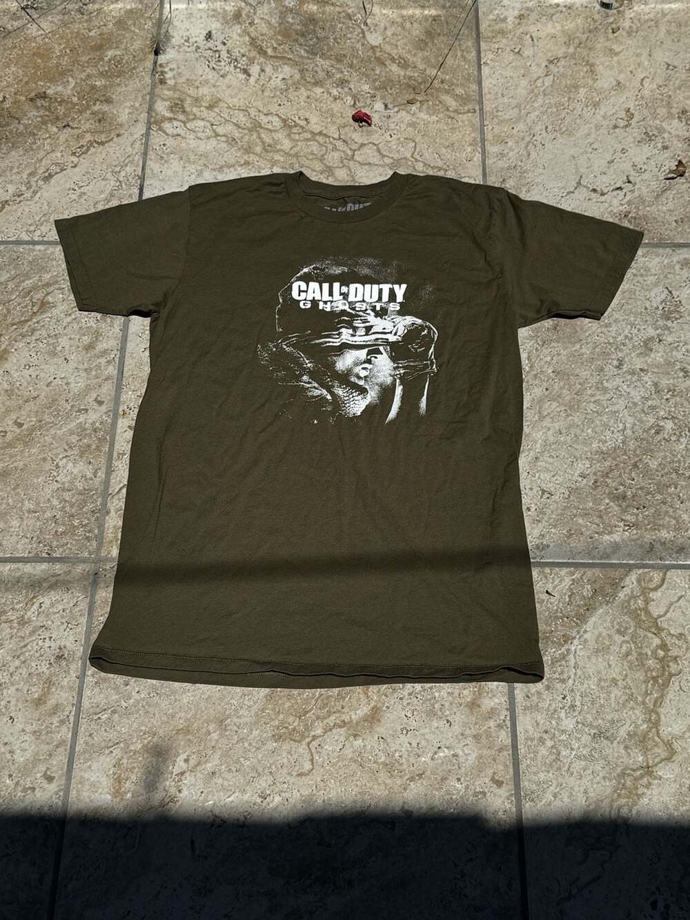 2013 Activision Call of Duty Ghosts Promo T-Shirt Olive Green